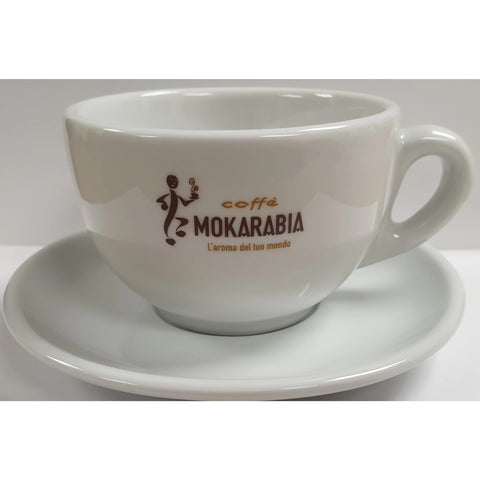 Mokarabia 250ml Caffe Latte 6 Sets Cups & Saucers