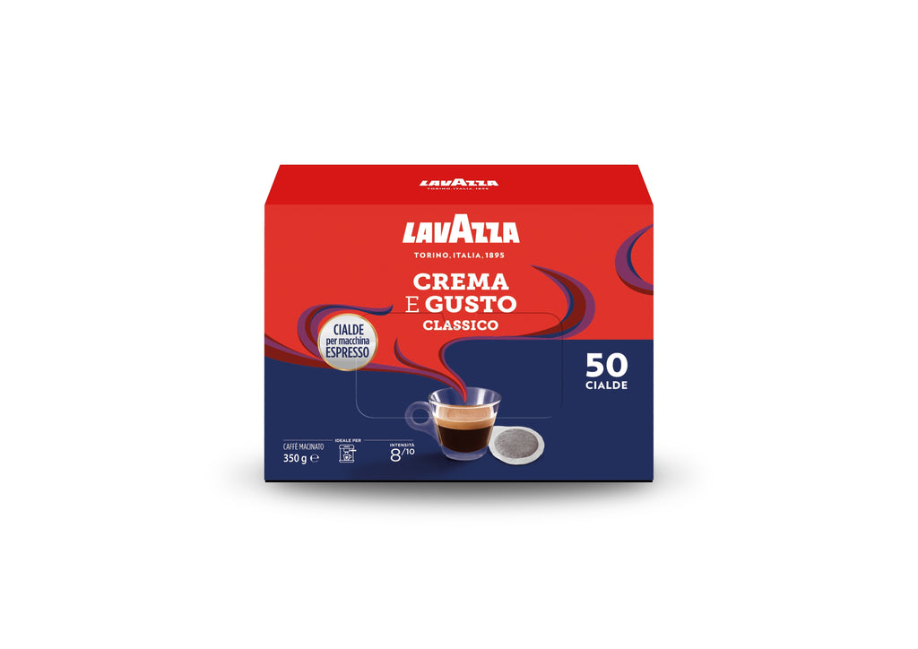Lavazza Crema e Gusto ESE Coffee Paper Pods (1 Pack of 50)