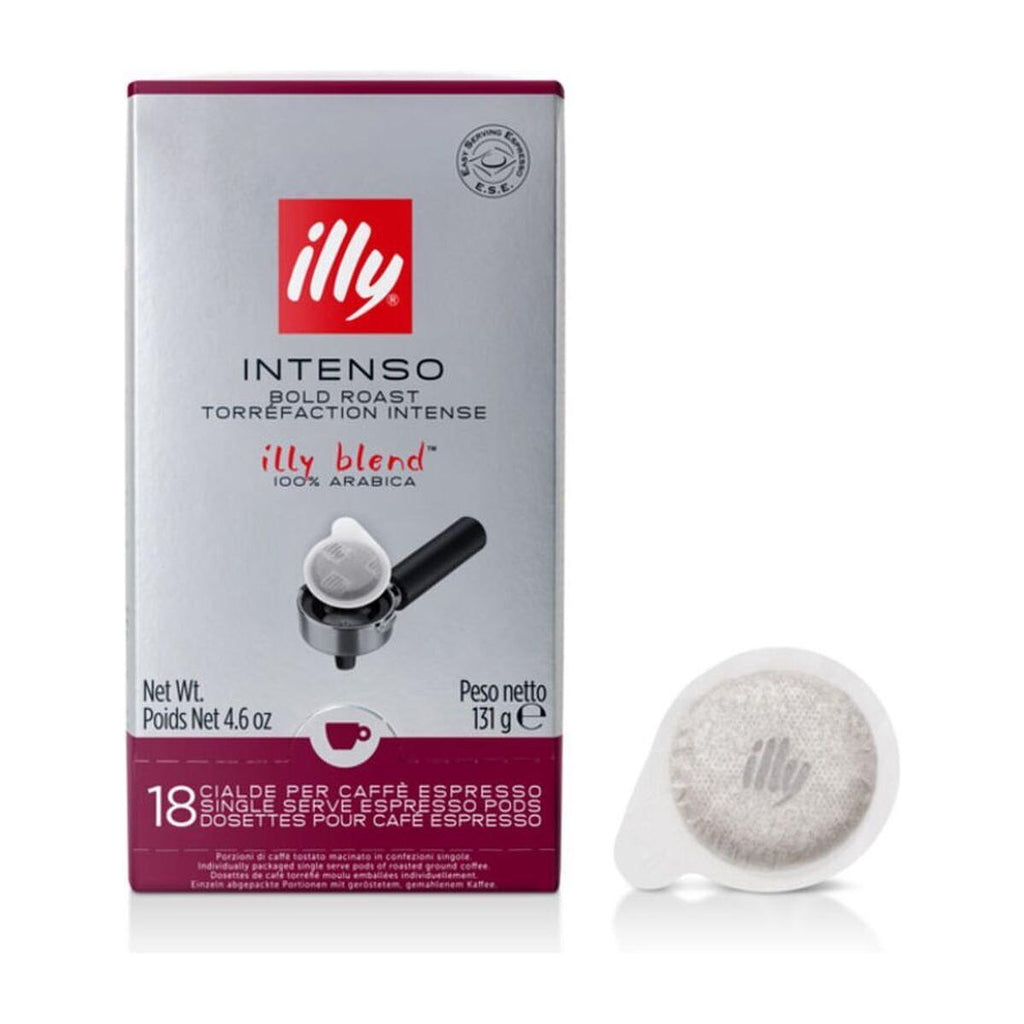 Illy Intenso ESE Coffee Paper Pods 12 Packs of 18 Pods