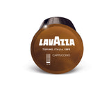 Dolce Gusto Compatible Lavazza 8 Cappuccino (Milk + Coffee) Capsules - Front Coffee Capsule