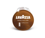 Dolce Gusto Compatible Lavazza 8 Cappuccino (Milk + Coffee) Capsules - Front Milk Capsule