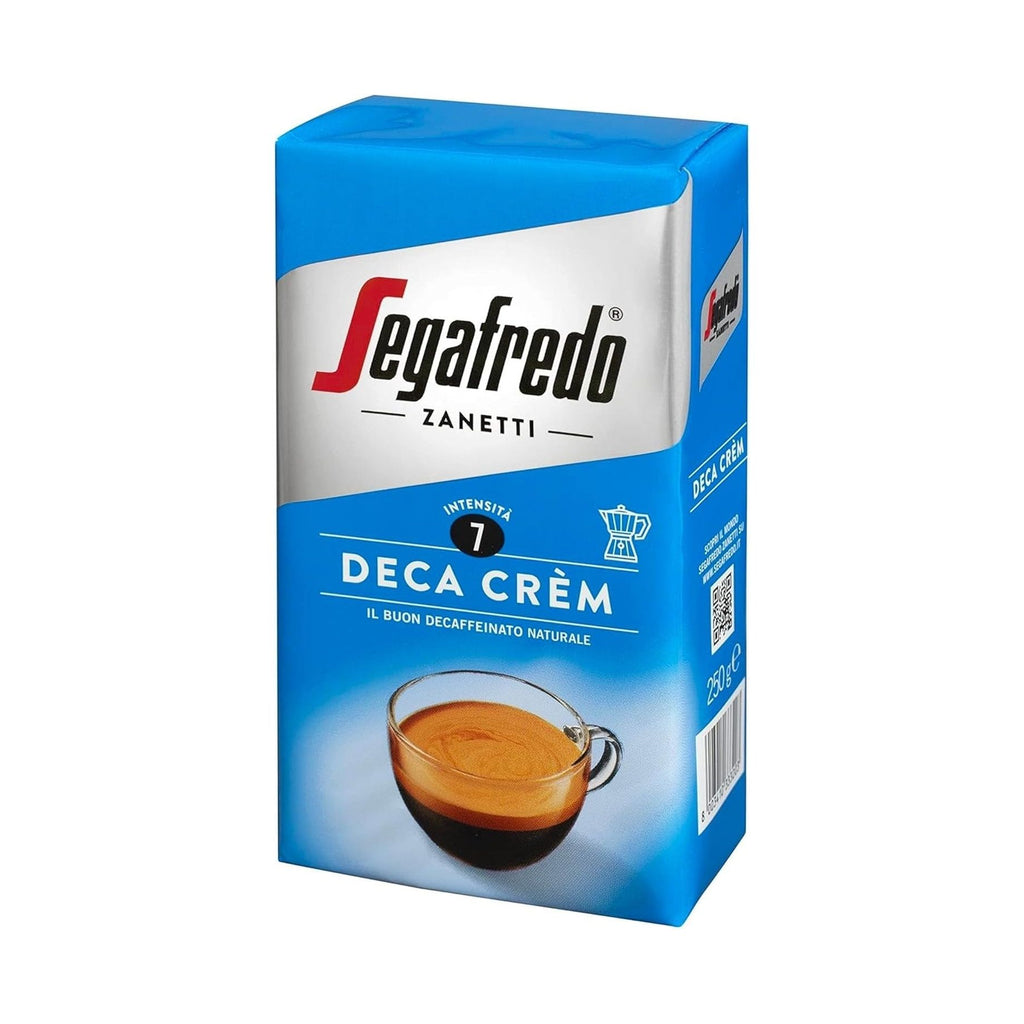 Deca Pack Segafredo Deca Crem 250g Decaffeinated Ground Coffee - 4 Packs of 250g ...