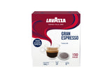 Lavazza 150 Gran Espresso ESE Coffee Paper Pods - Front-Facing Pack