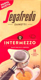 Segafredo Intermezzo ESE Coffee Paper Pods (3 Packs of 18) - New Front Pack