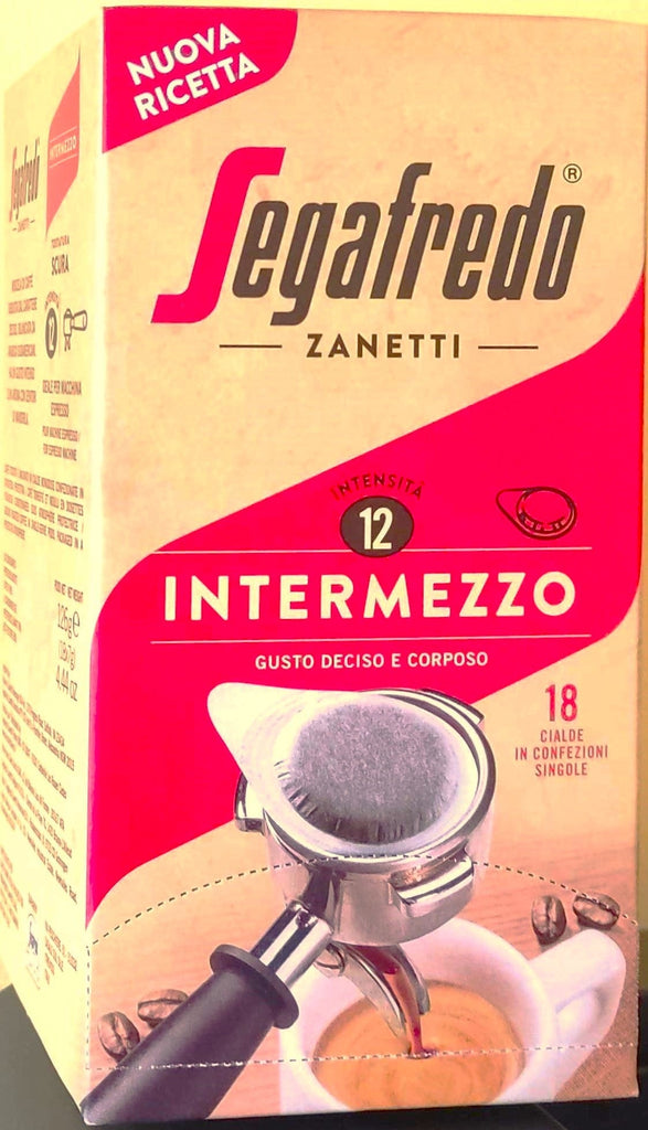 Segafredo Intermezzo ESE Coffee Paper Pods (3 Packs of 18) - New Left ...