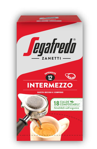 Segafredo Intermezzo ESE Coffee Paper Pods (2 Packs of 18) - Old Front Pack