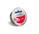 Lavazza Blue Espresso Intenso 100 Coffee Capsules - Left-Tilted Capsule