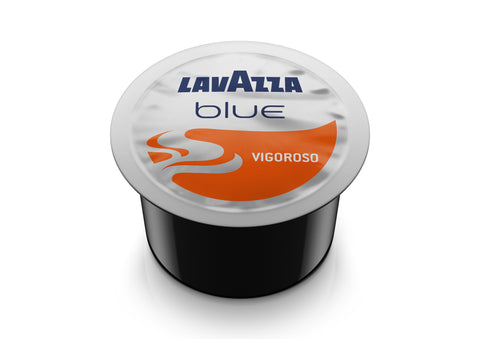 Lavazza Blue Vigoroso 100 Espresso Coffee Capsules - Front Capsule