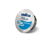 Lavazza Blue 100 Decaffeinated Coffee Capsules - Right-Tilted Capsule