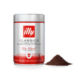 Illy Moka Tostato Classico Ground Coffee (3 Packs of 250g) Tin Next To Ground Coffee
