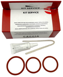 Gaggia Maintenance Service Kit - 2 packs - Top Pack With Grease Tube 3 O-Rings and Cleaning Brush