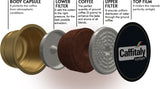Caffitaly Decaffeinated Intenso Coffee Capsules (1 Pack 10) - Caffitaly Coffee Capsules Layers