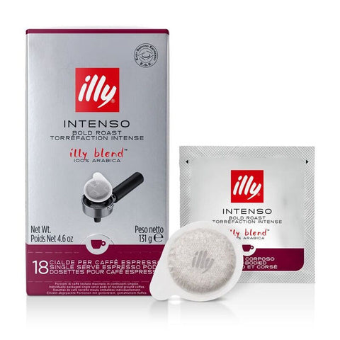Illy Intenso ESE Coffee Paper Pods (12 Packs of 18 Pods)