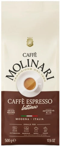 Molinari Intenso (aka Rossa) Coffee Beans (1 Pack of 500g)