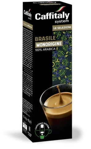 Caffitaly Monorigine Brasile Coffee Capsules (1 Pack of 10) - New Pack