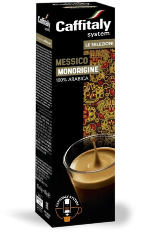 Caffitaly Monorigine Messico Coffee Capsules (10 Packs of 10) - New Pack