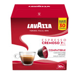Dolce Gusto Compatible Lavazza Cremoso 60 Espresso Coffee Capsules Front Pack