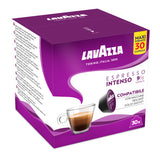 Dolce Gusto Compatible Lavazza Intenso 60 Espresso Coffee Capsules Left Pack