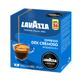 Lavazza A Modo Mio Dek Cremoso Decaffeinated Coffee Capsules (4 Packs of 36)