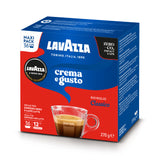 Lavazza A Modo Mio Crema e Gusto Coffee Capsules (1 Pack of 36) New Right-Tilted Packet