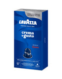 Nespresso Compatible Lavazza Crema & Gusto 50 Aluminium Capsules (5 Packs of 10) Right-Tilted Pack