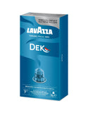 Nespresso Compatible Lavazza Dek 40 Aluminium Capsules (4 Packs of 10) Right-Tilted Pack