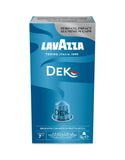 Nespresso Compatible Lavazza Dek 100 Aluminium Capsules (10 Packs of 10) Front Pack