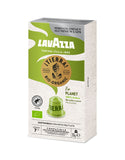 Nespresso Compatible Lavazza Tierra for Planet 10 Aluminium Capsules (1 Pack of 10) Right-Tilted Pack