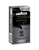 Nespresso Compatible Lavazza Maestro Ristretto 30 Coffee Capsules (3 Packs of 10) Left-Tilted Pack