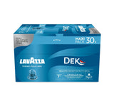 Nespresso Compatible Lavazza Dek 30 Coffee Capsules (Maxi Pack) Front Horizontal Pack