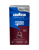 Nespresso Compatible Lavazza Crema e Gusto Ricco 100 Aluminium Capsules (10 Packs of 10) Front Pack
