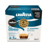Lavazza A Modo Mio Tierra Bio for Amazonia ECO CAPS Coffee Capsules (5 Packs  of 16) Front Pack