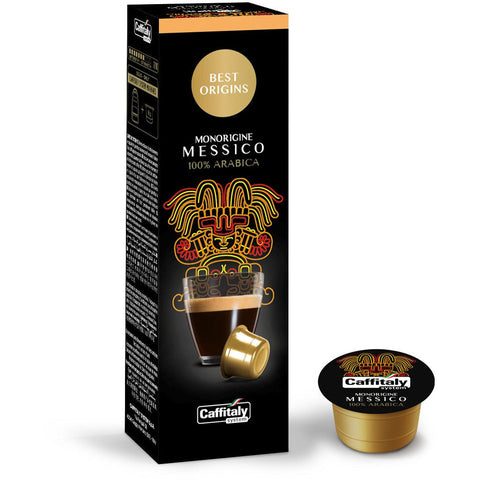 Caffitaly Monorigine Messico Coffee Capsules (3 Packs of 10) Packet