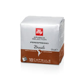 Illy IperEspresso Brasile Coffee Capsules (6 Packs of 18)