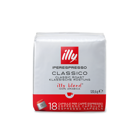 Illy IperEspresso Classico Espresso Coffee Capsules (1 Pack of 18)