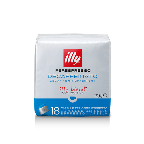 Illy IperEspresso Decaffeinated Espresso Coffee Capsules (6 Packs of 18)