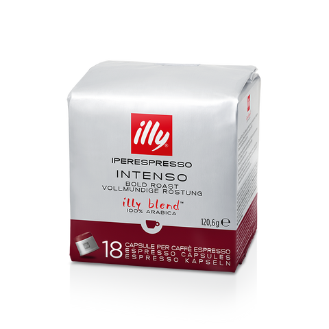 Illy IperEspresso Intenso Espresso Coffee Capsules (3 Packs of 18)