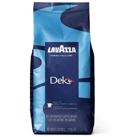 Lavazza Dek Decaffeinated Coffee Beans (6 Packs of 500g)