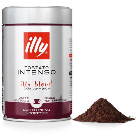 Illy Espresso Intenso Ground Coffee (3 Packs of 250g)