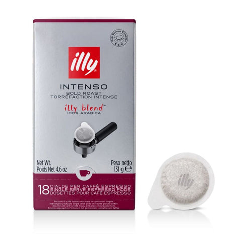 Illy Intenso ESE Coffee Paper Pods (12 Packs of 18 Pods)