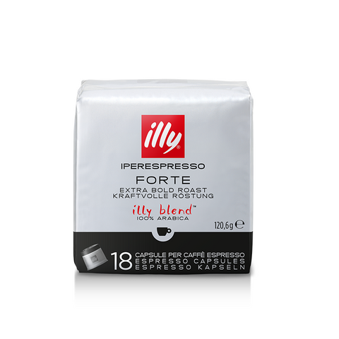 Illy IperEspresso Forte Espresso Coffee Capsules (2 Packs of 18)